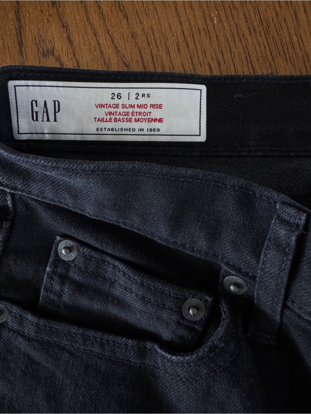 Vintage GAP slim fit stretch denim jeans - Picture 3 of 5